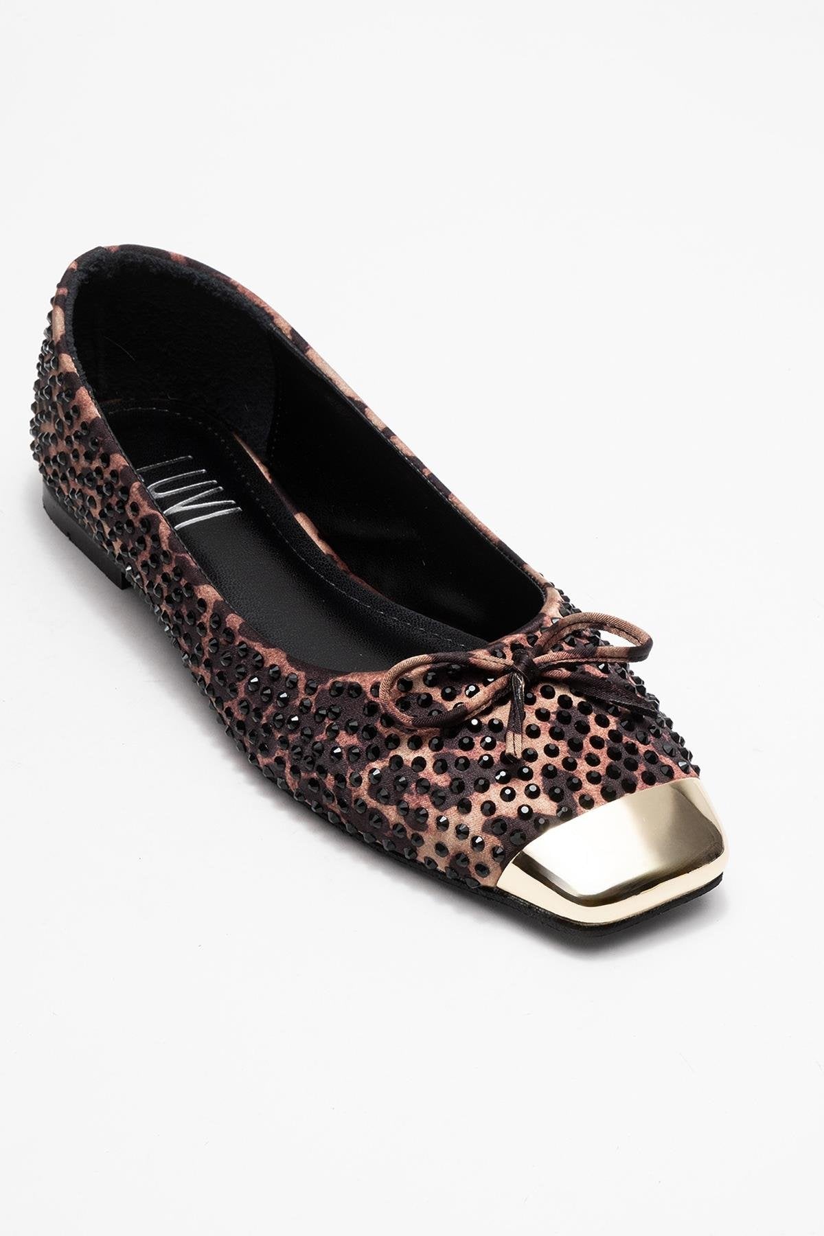 Abra - Leopard Bow Ballet Flat (Women)