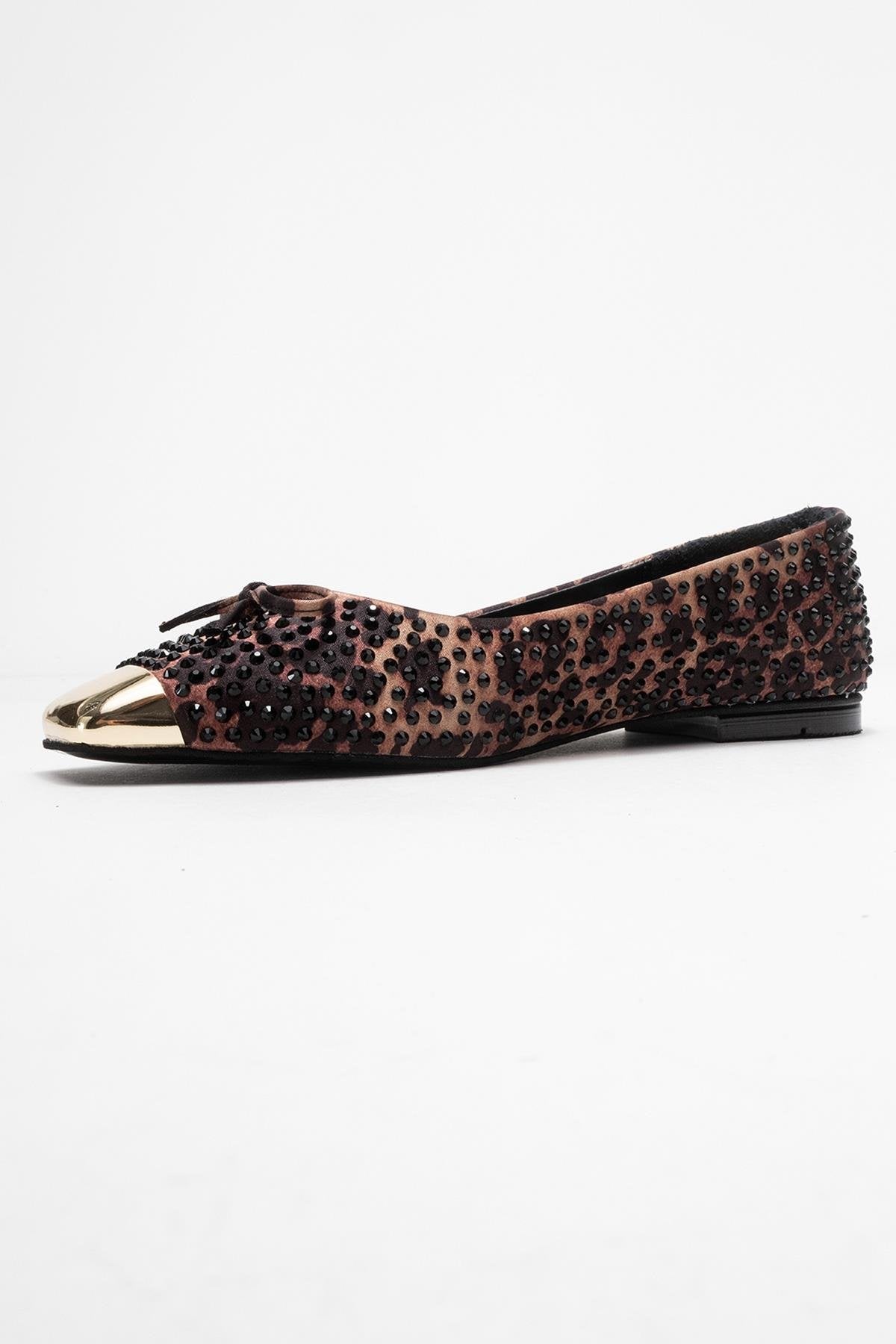 Abra - Leopard Bow Ballet Flat (Women)