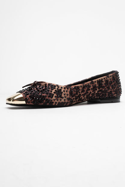 Abra - Leopard Bow Ballet Flat (Women)