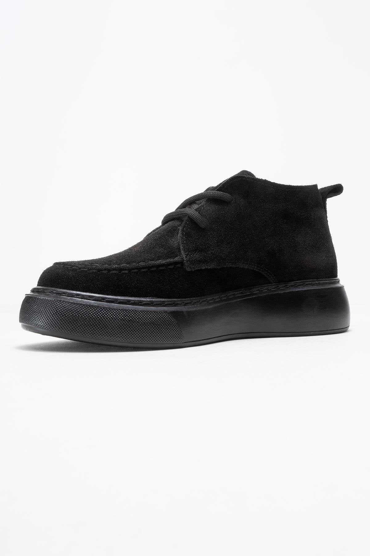 Lilya - Bota Chukka de ante negro (mujer)