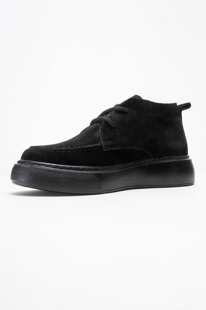Lilya - Bota Chukka de ante negro (mujer)
