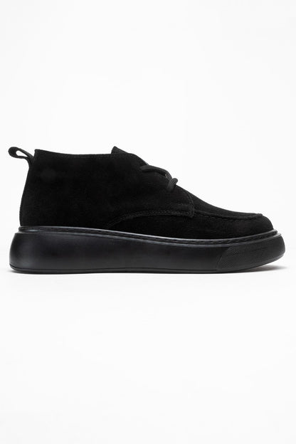 Lilya - Bota Chukka de ante negro (mujer)