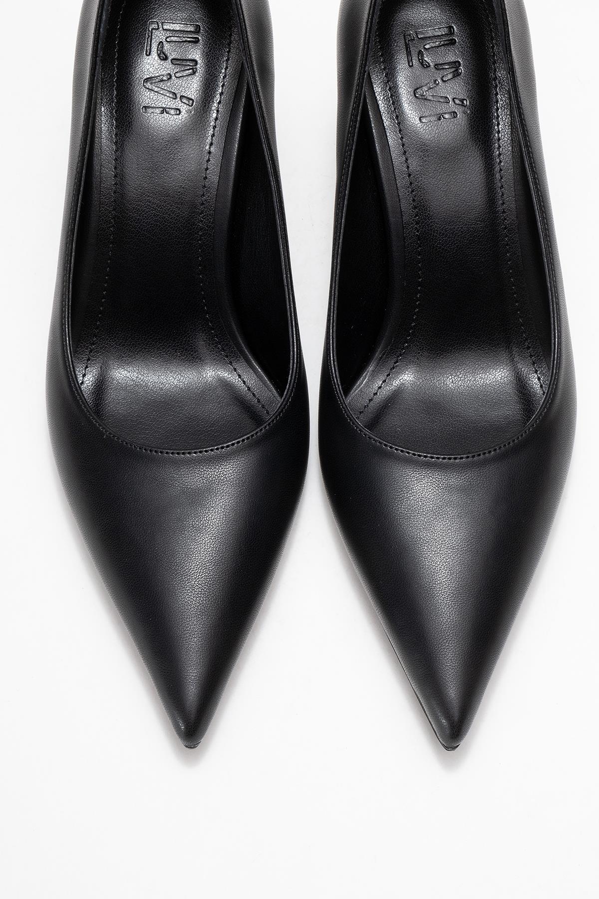 Marcus - Zapatos de tacón de punta fina negros (Mujer)