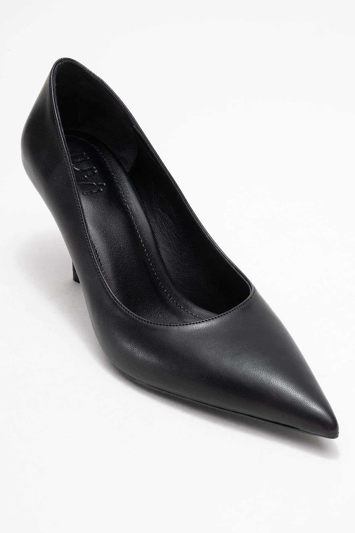 Marcus - Zapatos de tacón de punta fina negros (Mujer)