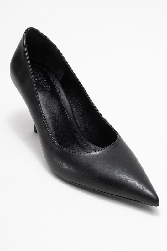 Marcus - Zapatos de tacón de punta fina negros (Mujer)