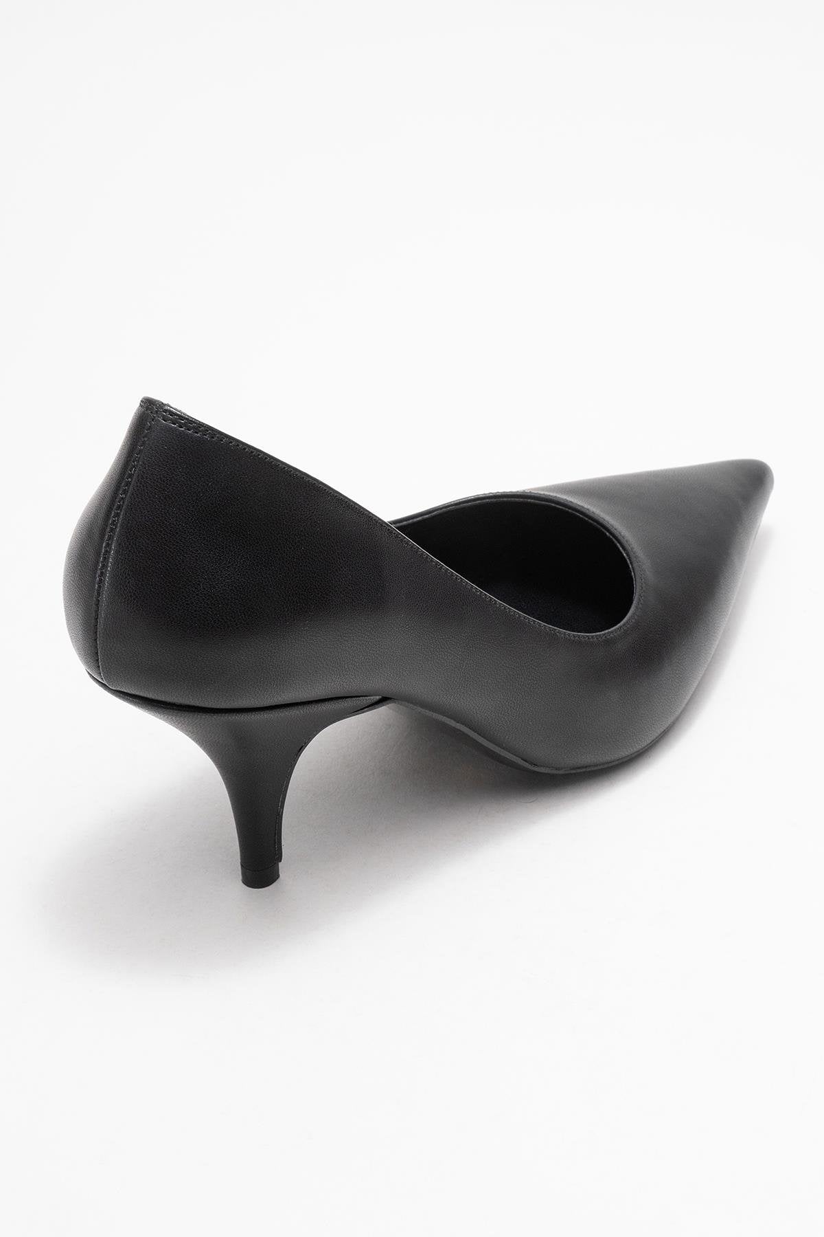 Marcus - Zapatos de tacón de punta fina negros (Mujer)