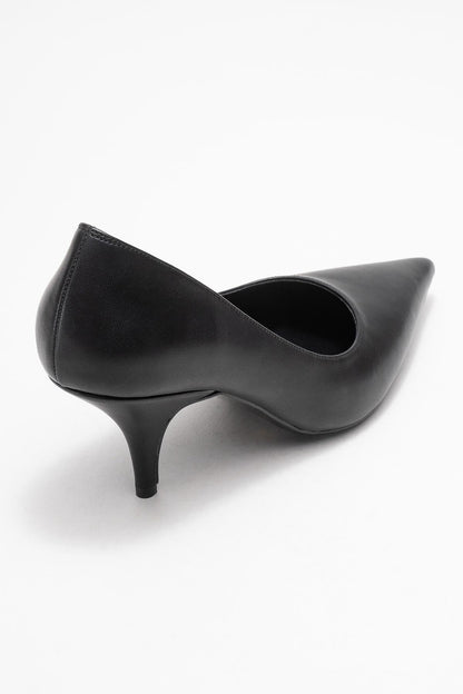 Marcus - Zapatos de tacón de punta fina negros (Mujer)