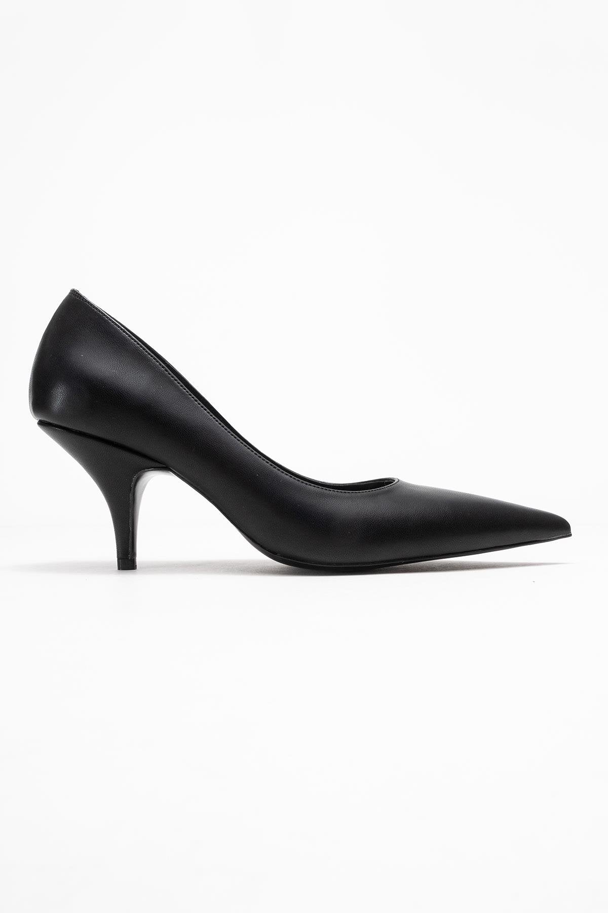 Marcus - Zapatos de tacón de punta fina negros (Mujer)
