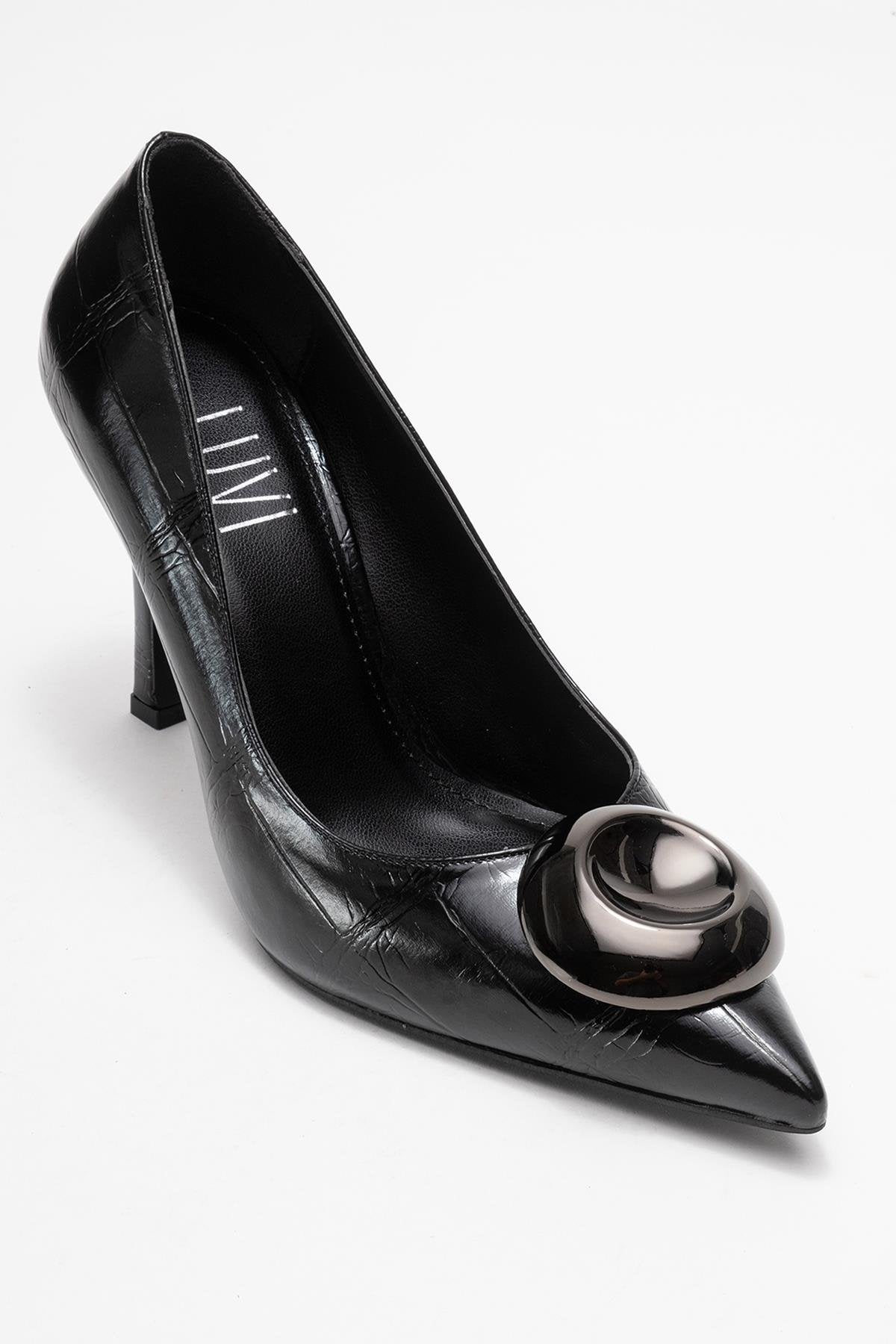 Jordana - Zapatilla de Tacón con Estampado y Punta Fina (Mujer)