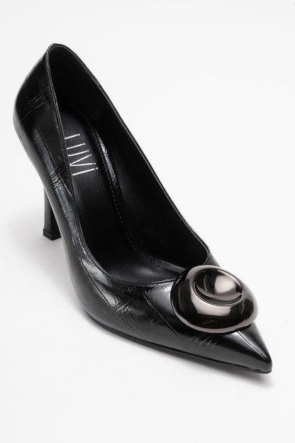 Jordana - Zapatilla de Tacón con Estampado y Punta Fina (Mujer)