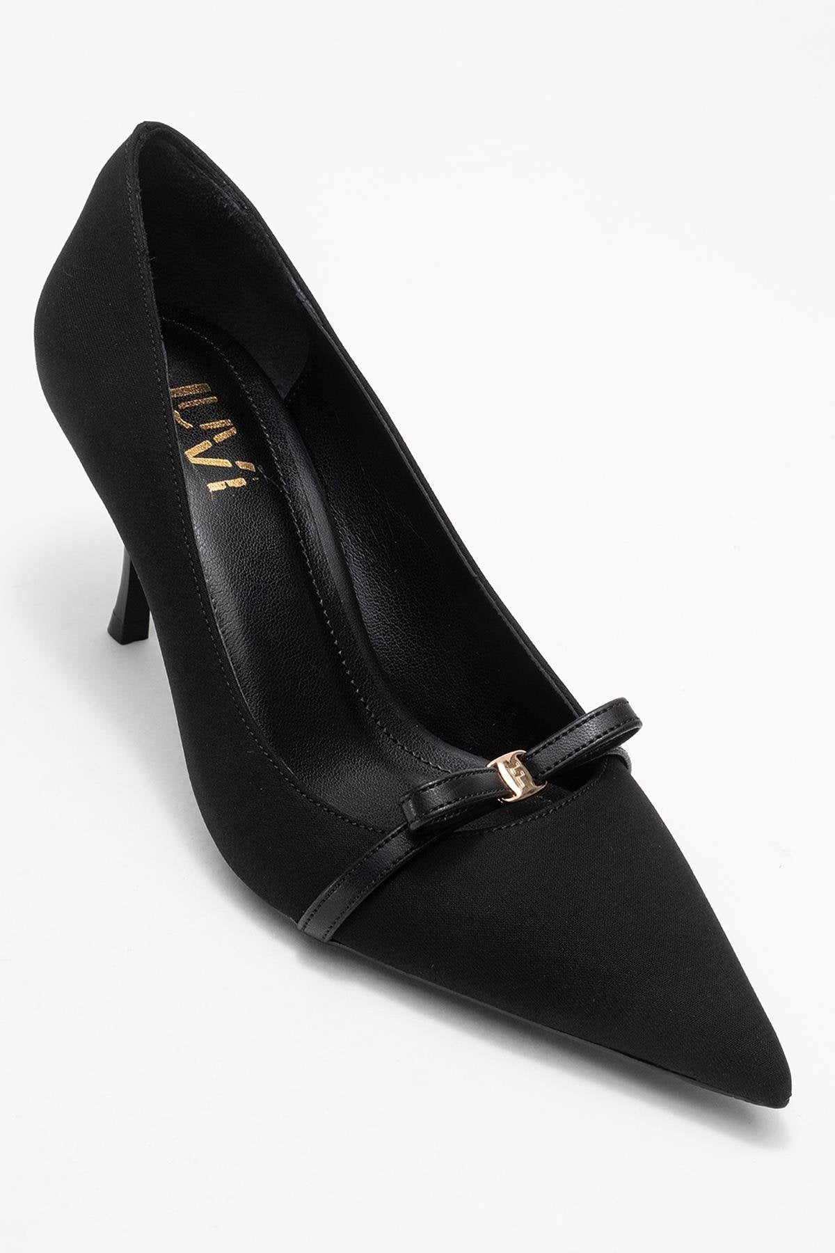 Annie - Zapato de tacón con lazo negro (mujer)