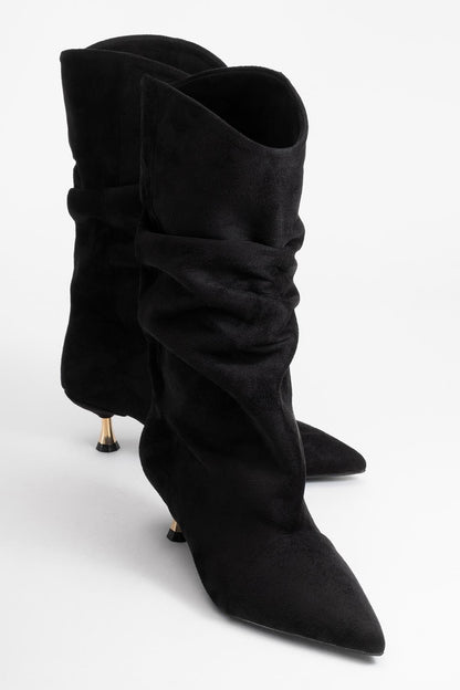 Stein - Bota de tacón de aguja negra (Mujer)
