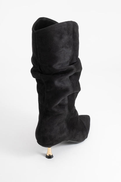 Stein - Bota de tacón de aguja negra (Mujer)