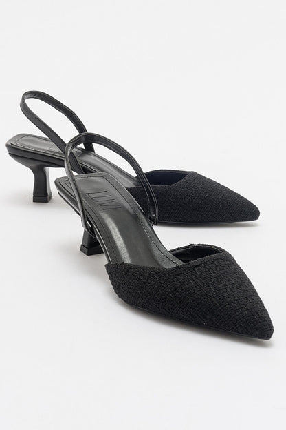 Zapatos de tacón en punta negros de Over (Mujer)