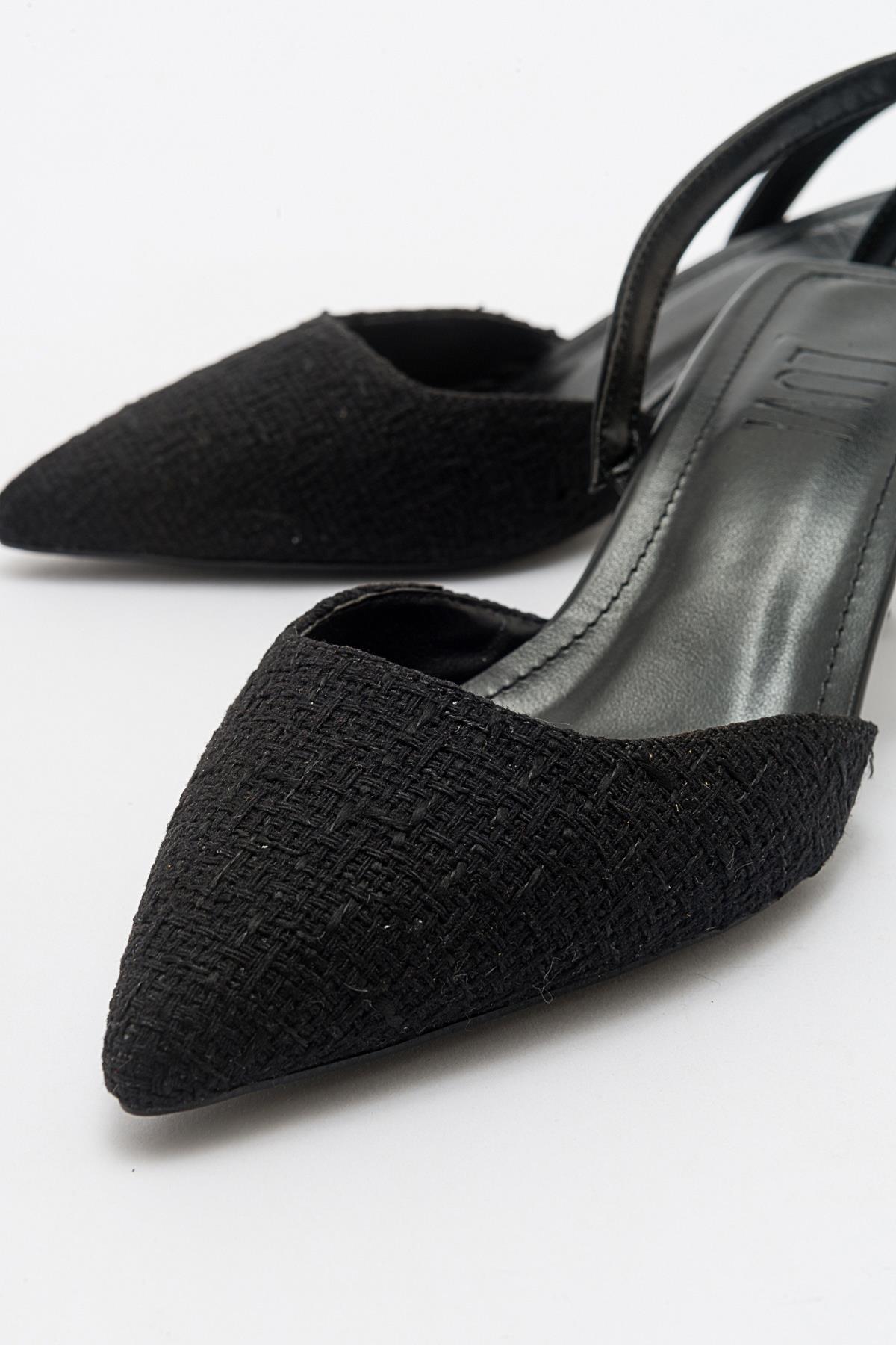Zapatos de tacón en punta negros de Over (Mujer)