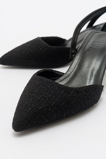Zapatos de tacón en punta negros de Over (Mujer)
