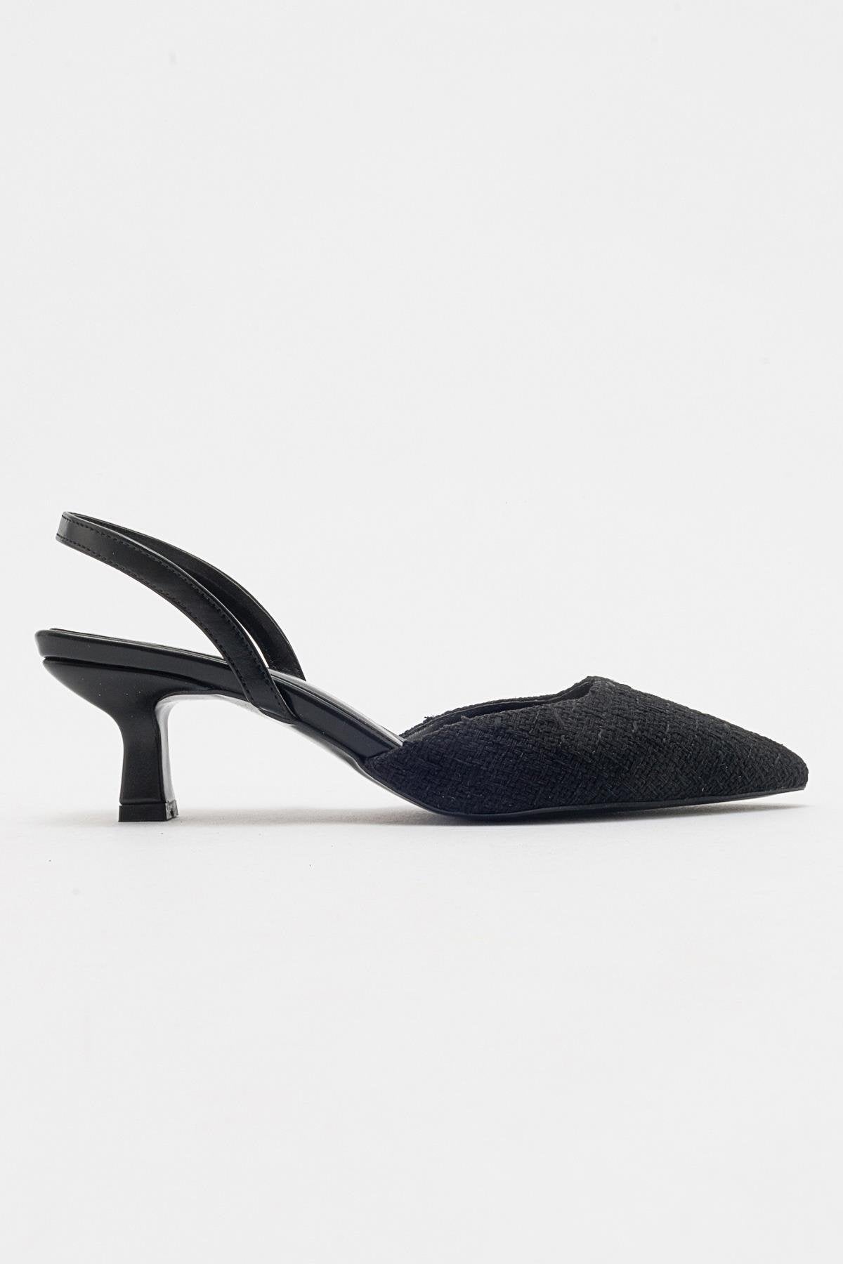 Zapatos de tacón en punta negros de Over (Mujer)