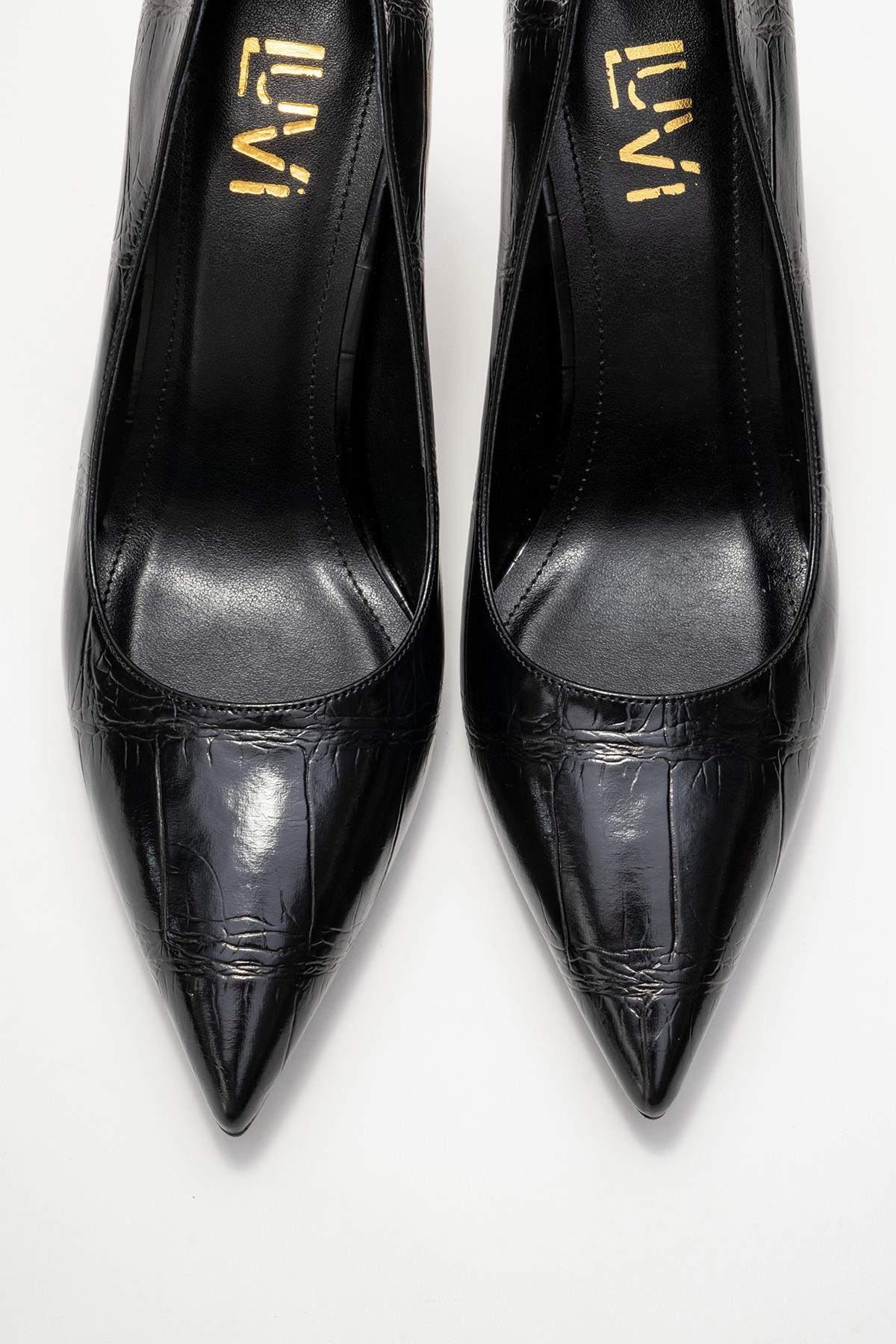 Hudson - Zapatos de tacón de aguja negros estampados (Mujer)