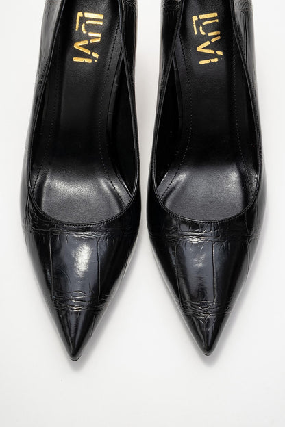 Hudson - Zapatos de tacón de aguja negros estampados (Mujer)