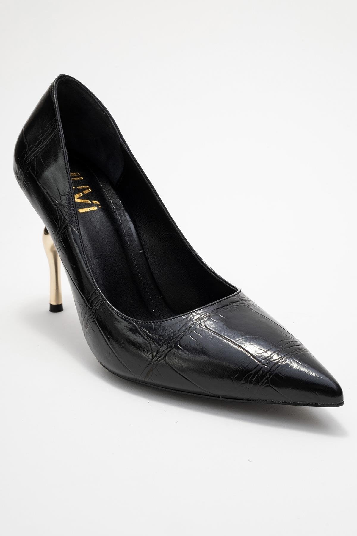 Hudson - Zapatos de tacón de aguja negros estampados (Mujer)