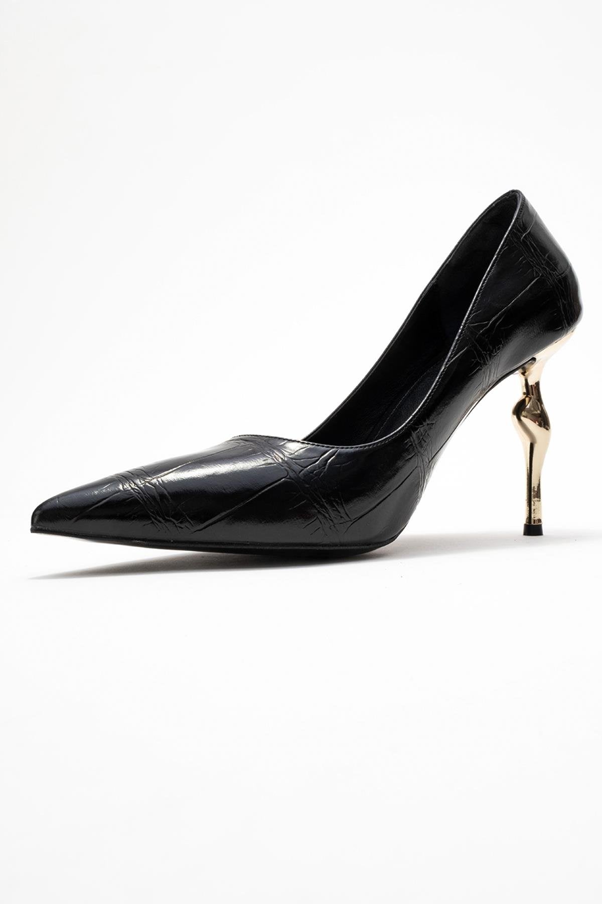 Hudson - Zapatos de tacón de aguja negros estampados (Mujer)