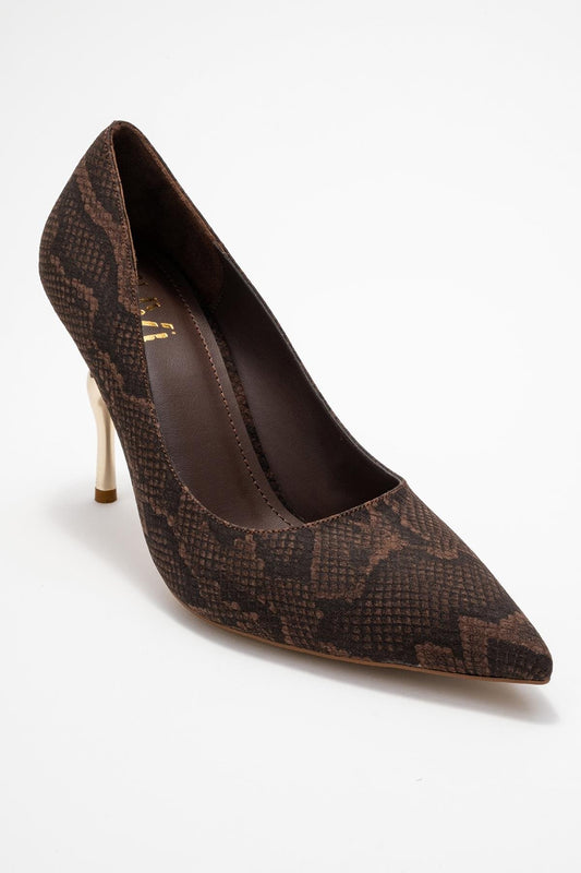 Hudson - Brown Stiletto Heel Shoe (Women)
