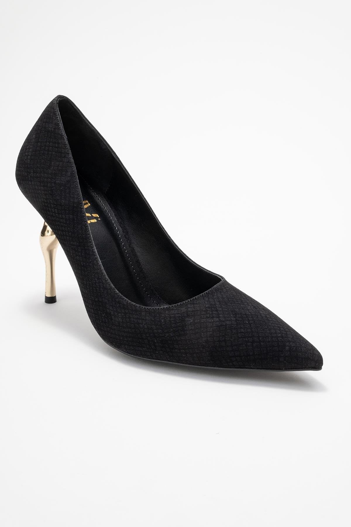 Hudson - Zapatilla de Tacón en Punta con Estampado Burdeos (Mujer)