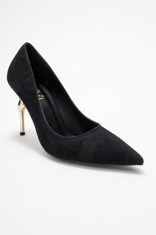 Hudson - Zapatilla de Tacón en Punta con Estampado Burdeos (Mujer)