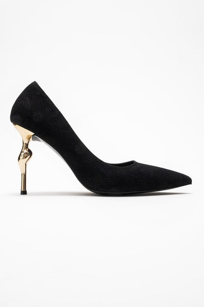Hudson - Zapatilla de Tacón en Punta con Estampado Burdeos (Mujer)