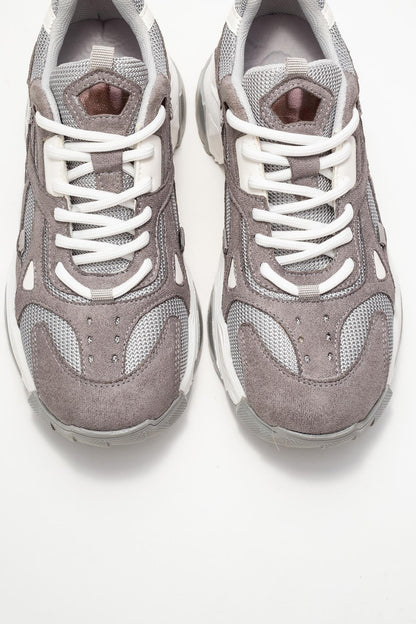Lecce - Zapatillas de ante gris (Mujer)