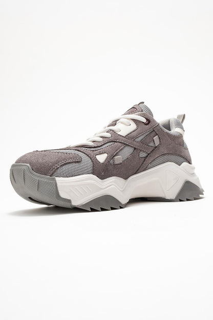Lecce - Zapatillas de ante gris (Mujer)