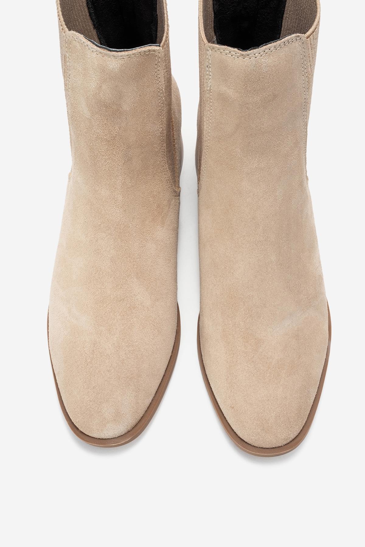 Botín Chelsea de Ante Beige Neiva (Mujer)