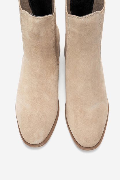 Botín Chelsea de Ante Beige Neiva (Mujer)