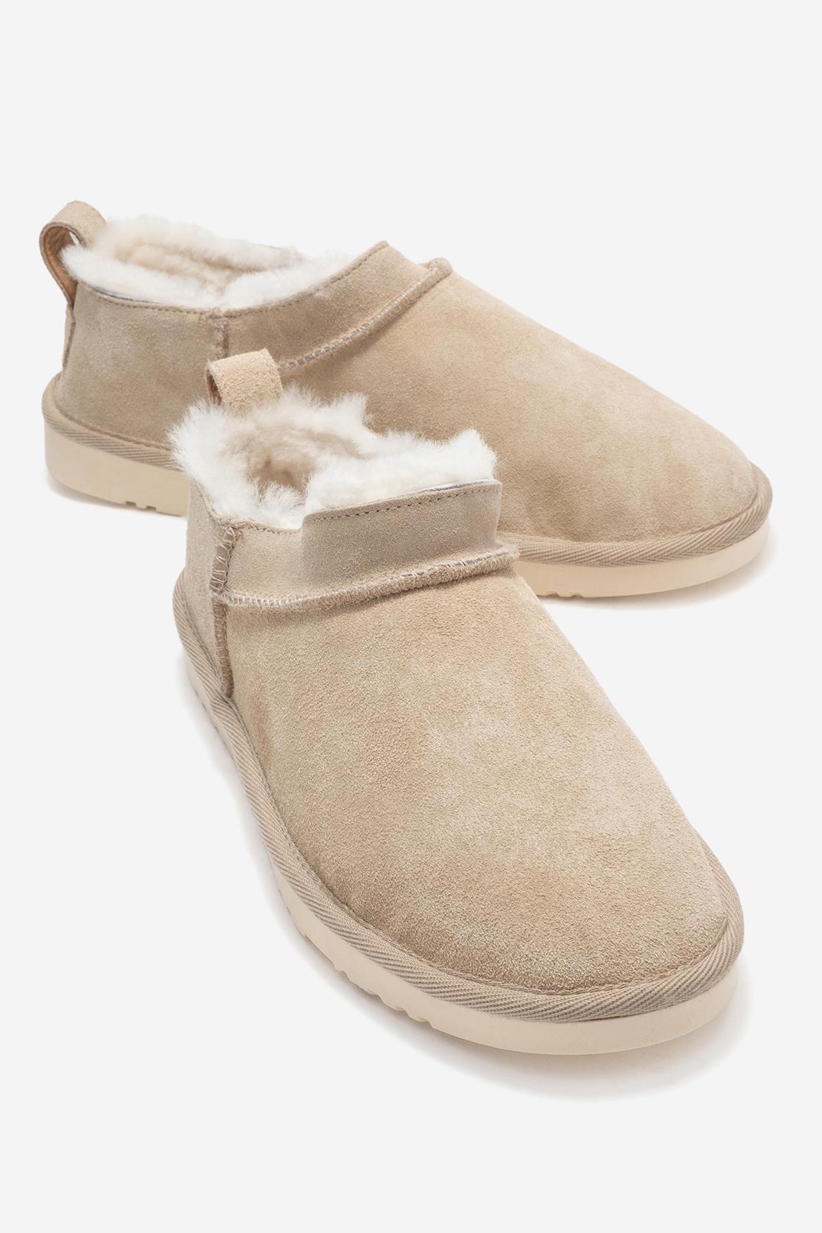 Yukon - Botín de gamuza beige (mujer)