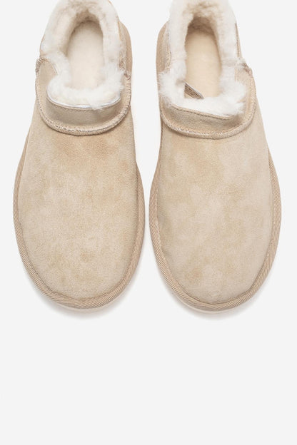 Yukon - Botín de gamuza beige (mujer)