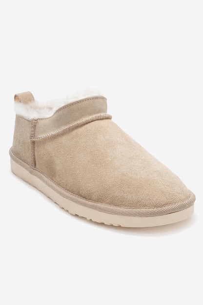Yukon - Botín de gamuza beige (mujer)