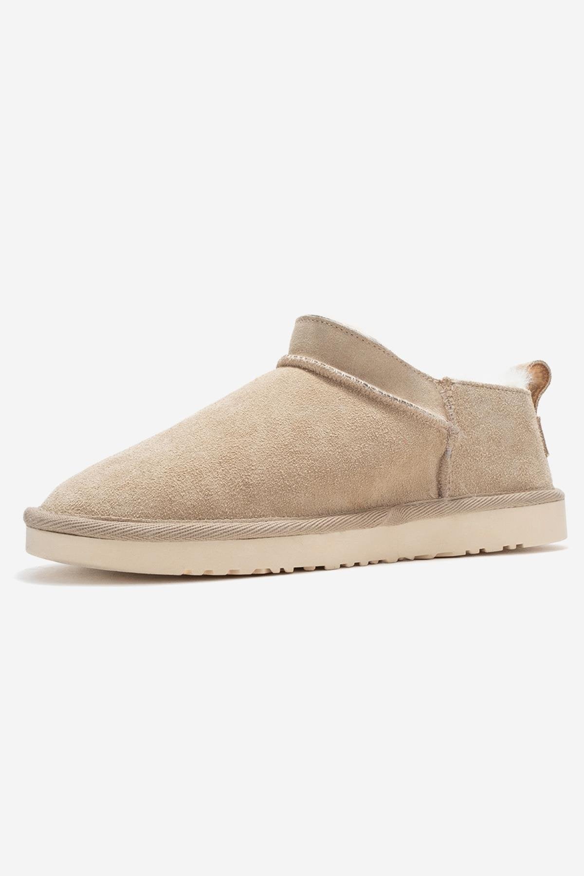 Yukon - Botín de gamuza beige (mujer)