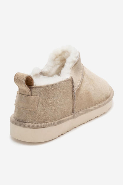Yukon - Botín de gamuza beige (mujer)