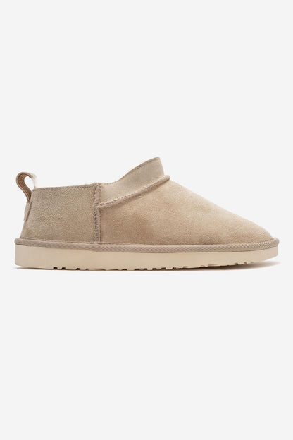 Yukon - Botín de gamuza beige (mujer)