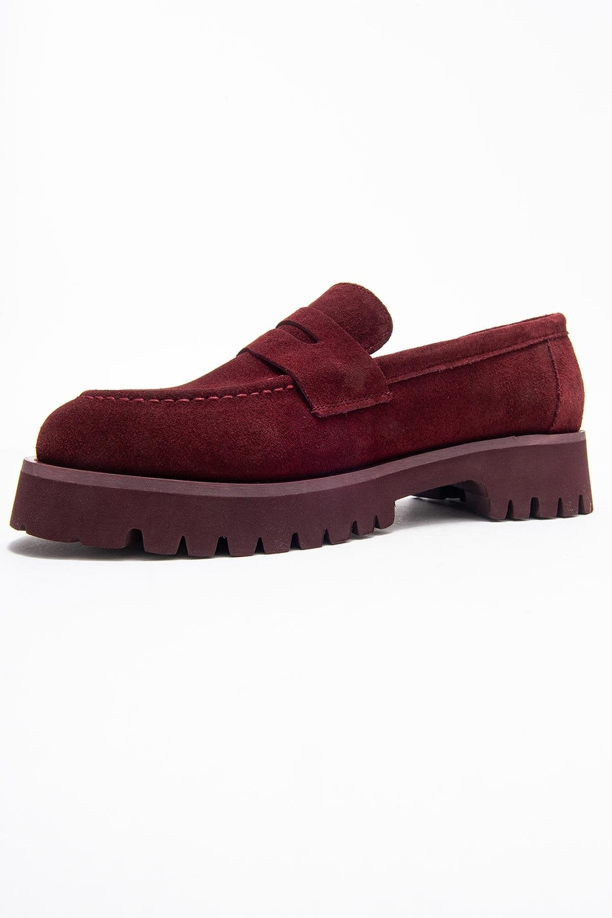 Vionel - Mocasín de gamuza burdeos (Mujer)