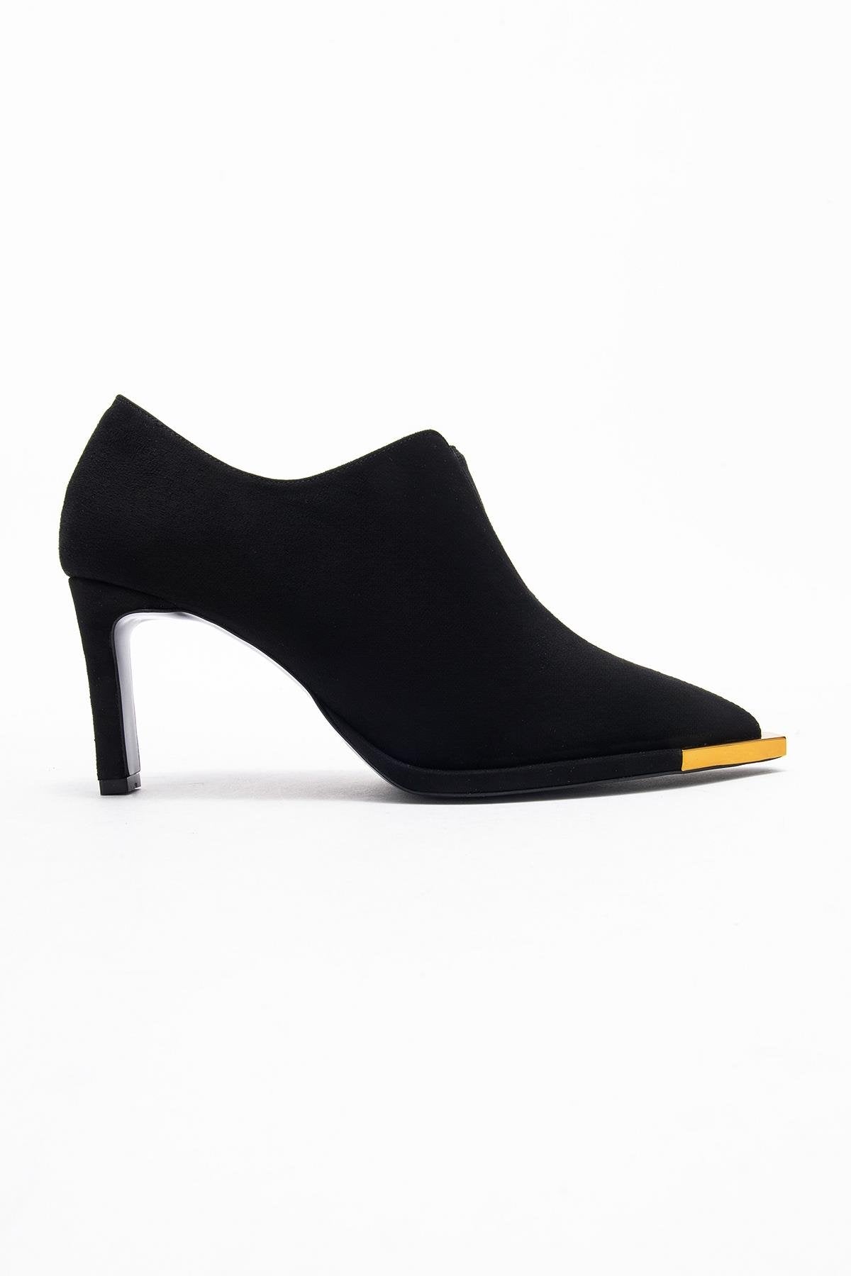 Niva - Zapatos de Tacón de Aguja de Ante Negro (Mujer)