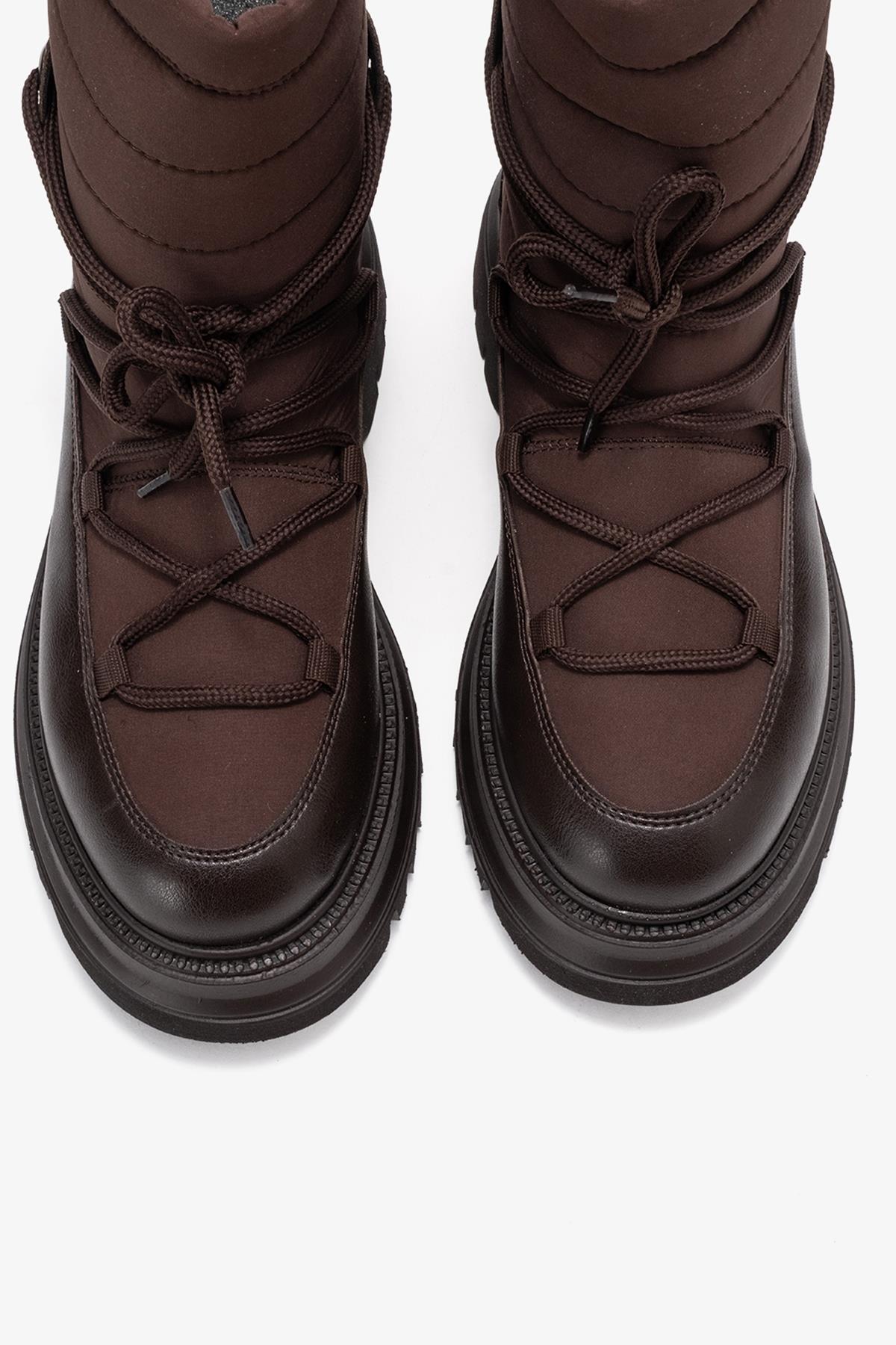 Bota de nieve Weld - Marrón (Mujer)