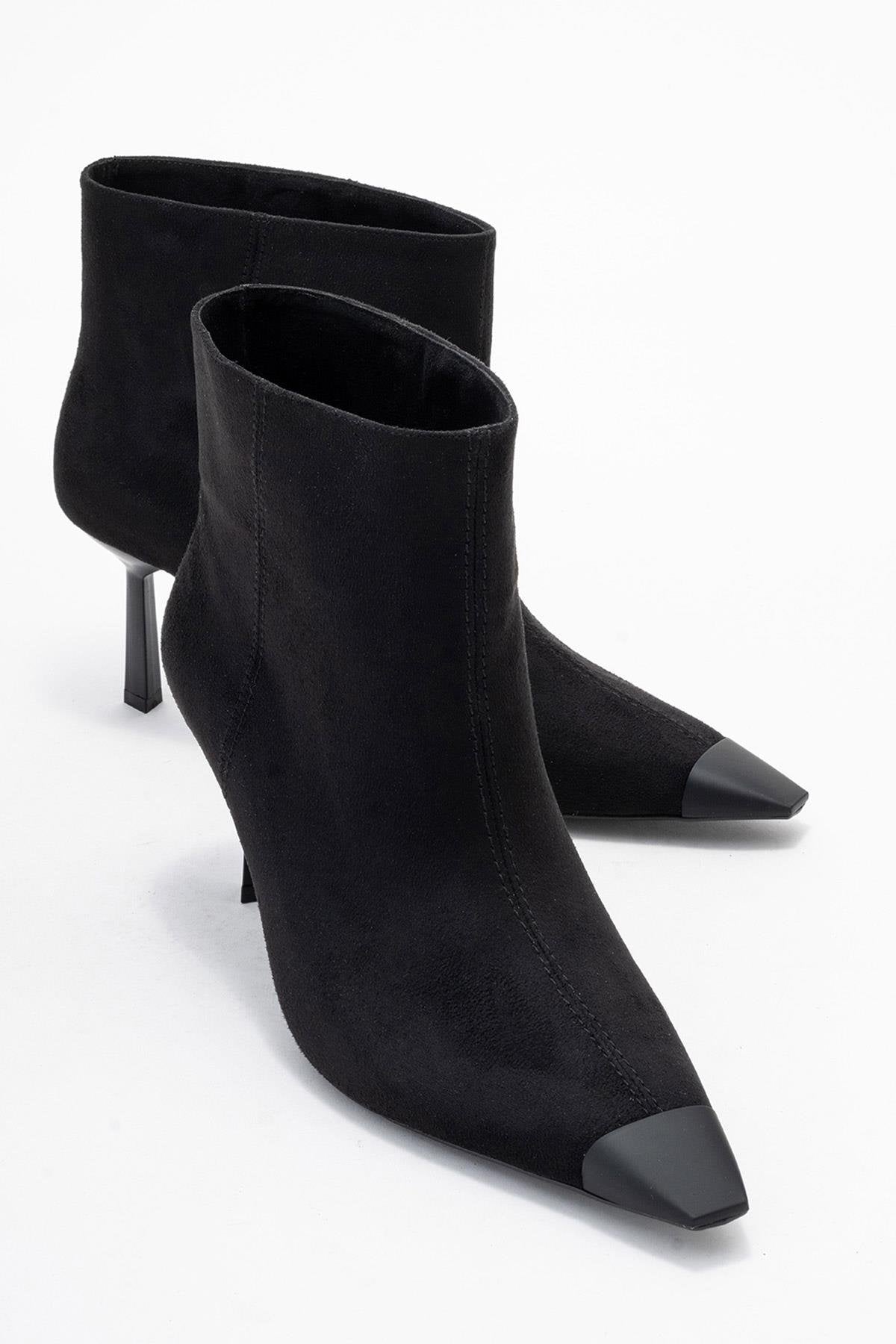 Rassel - Bota Negra de Punta Fina (Mujer)