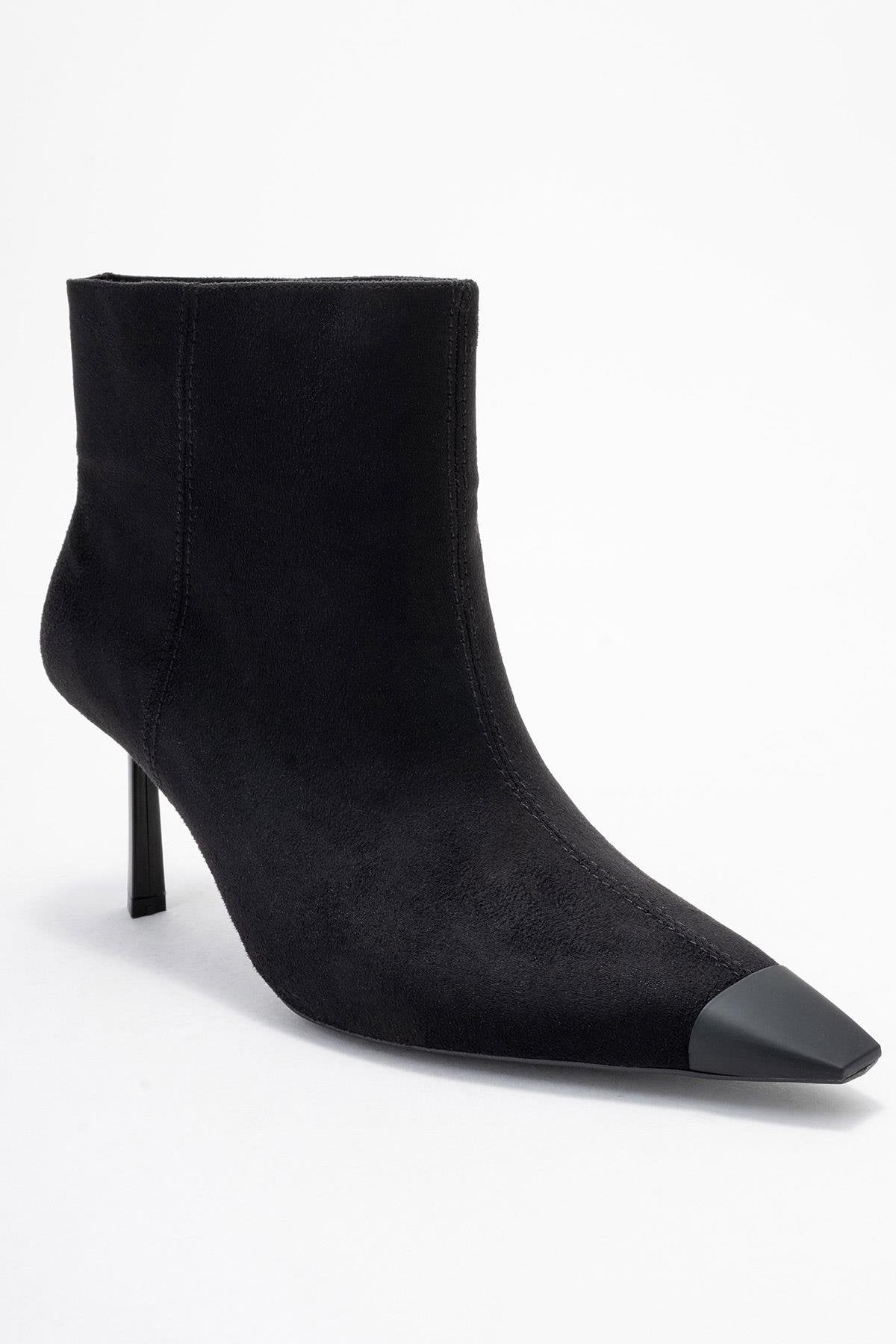 Rassel - Bota Negra de Punta Fina (Mujer)