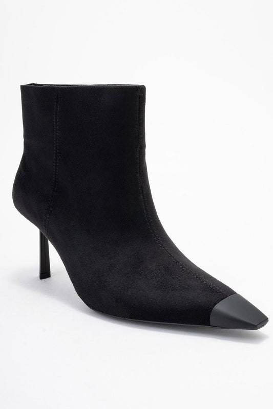 Rassel - Bota Negra de Punta Fina (Mujer)