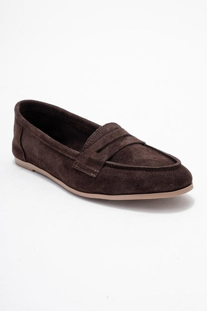 Dorothy - Mocasines de ante y piel