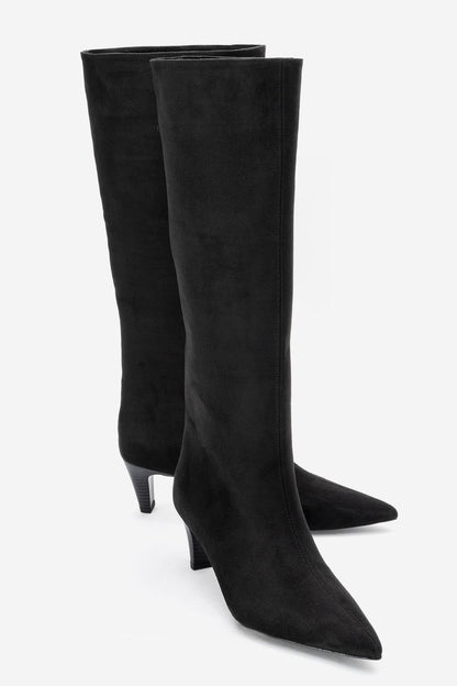 Armelia - Bota alta de ante negro (mujer)