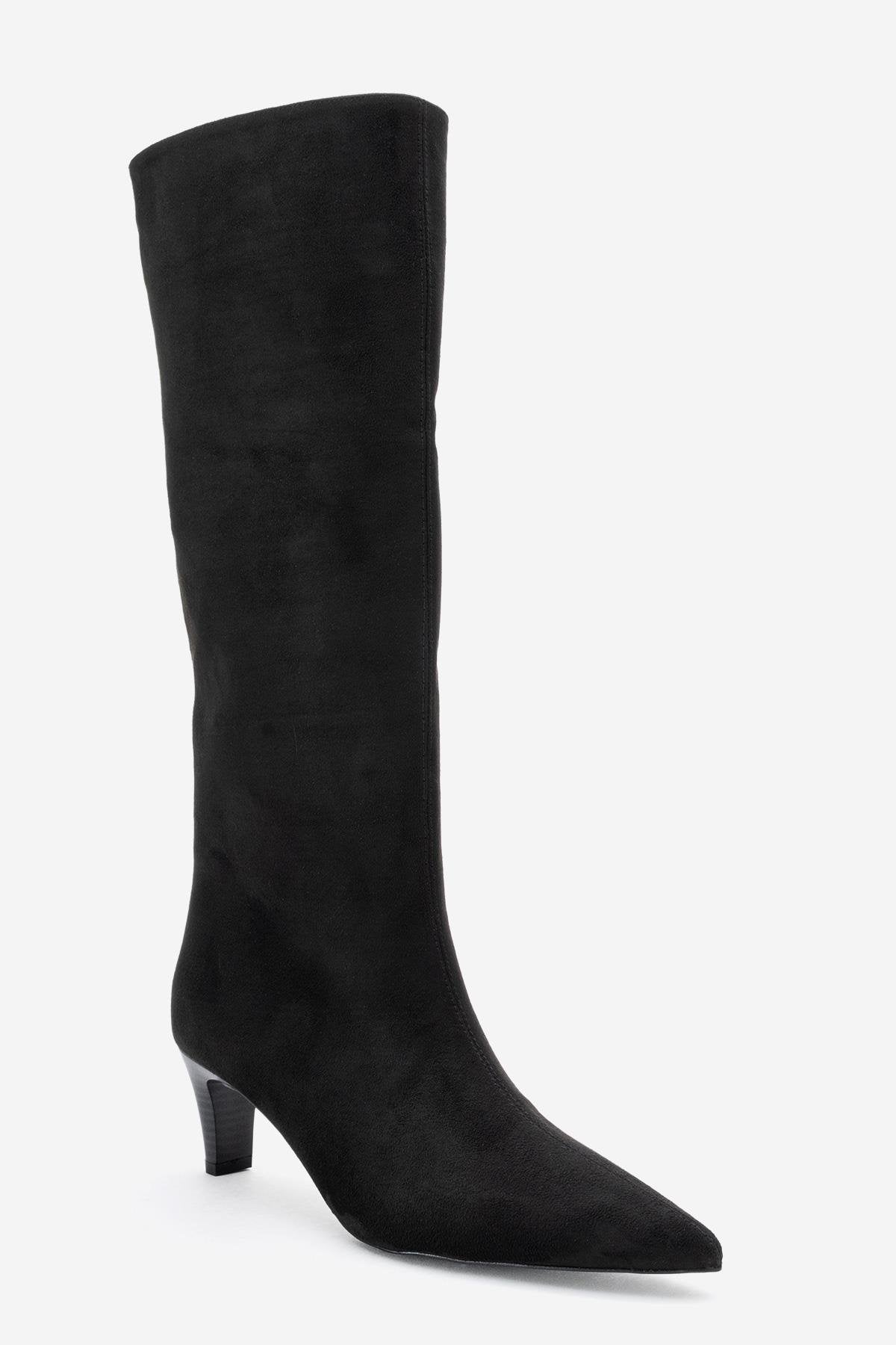 Armelia - Bota alta de ante negro (mujer)