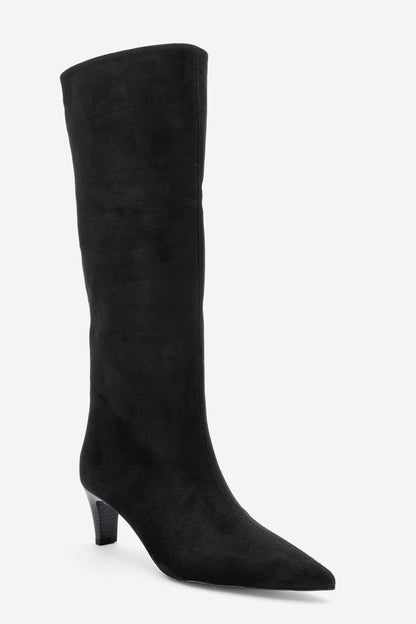 Armelia - Bota alta de ante negro (mujer)