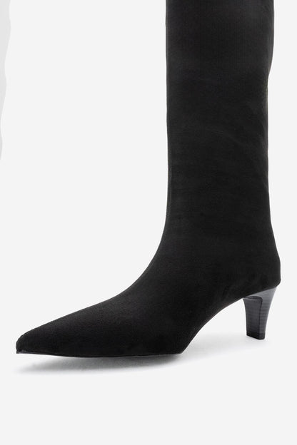Armelia - Bota alta de ante negro (mujer)